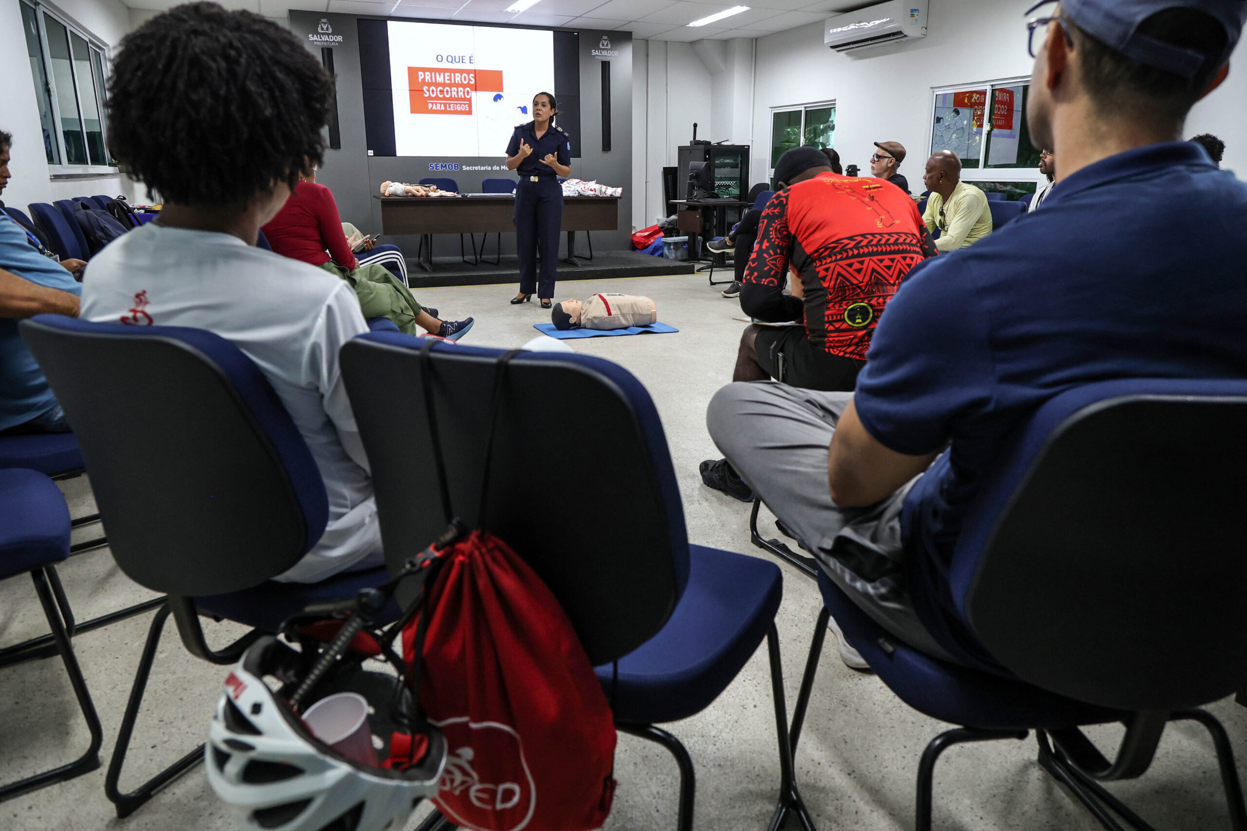 Movimento Salvador Vai de Bike promove formação de ciclistas com noções de primeiros socorros