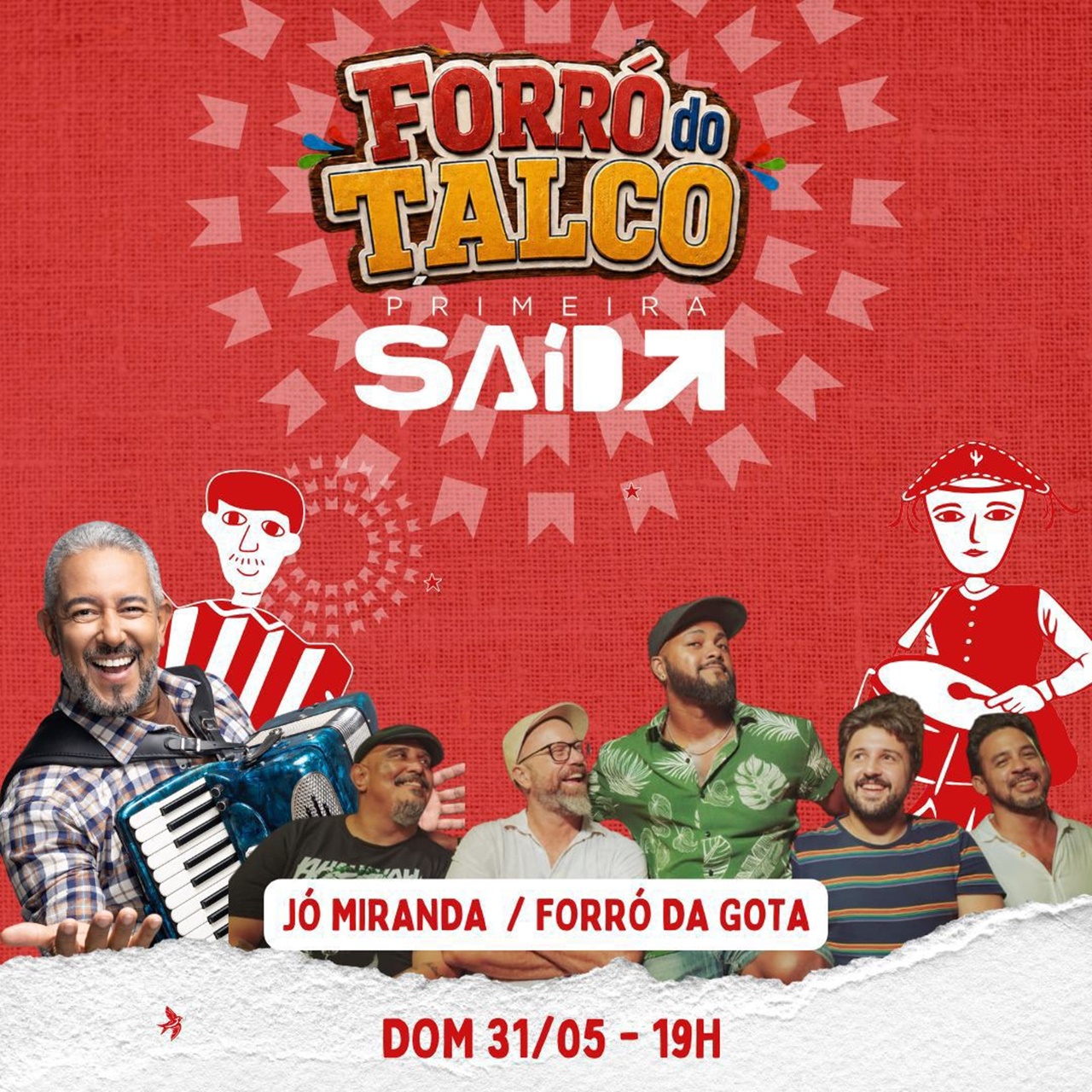 Forró do Talco recebe Jó Miranda e Forró da Gota na véspera do mês do São João