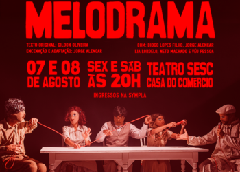 “Vermelho Melodrama” faz curta temporada no Teatro Sesc Casa do Comércio