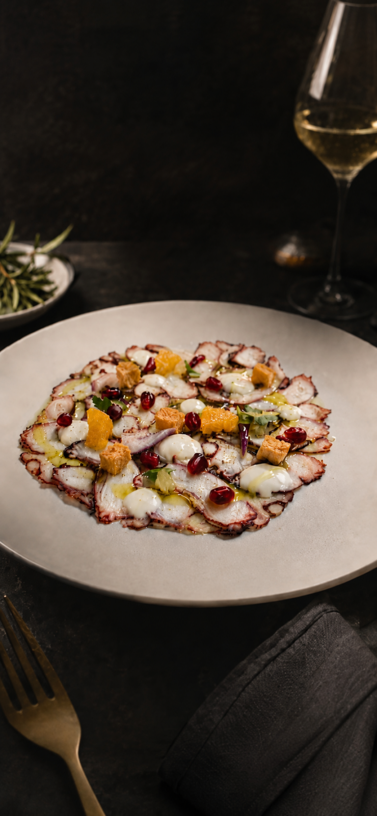 Carpaccio de Polvo - Bistrô Casa Tua 2
