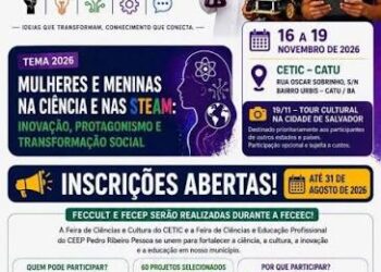 Feira Científica de Catu está com inscrições abertas