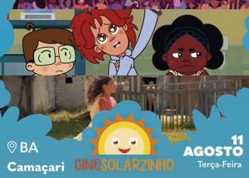 Cinema ao ar livre movido a energia solar exibe curtas com entrada e pipoca de graça