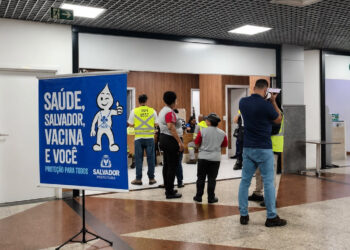 Aeroporto de Salvador recebe posto de vacinação gratuita durante o mês de julho