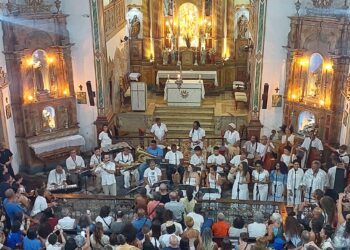 Orquestra Afrosinfônica emociona fiéis no Concerto da Irmandade na Igreja Rosário dos Pretos