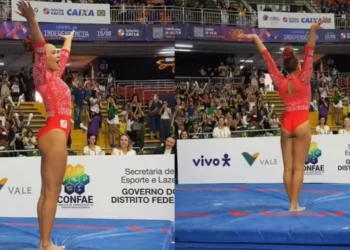 Rebeca Andrade fatura maior nota do mundo no salto em 2026