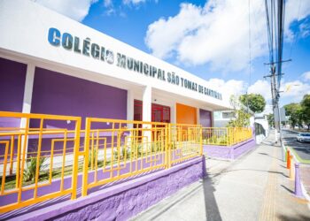 Prefeitura entrega primeira etapa das melhorias do Colégio Municipal São Tomaz de Cantuária