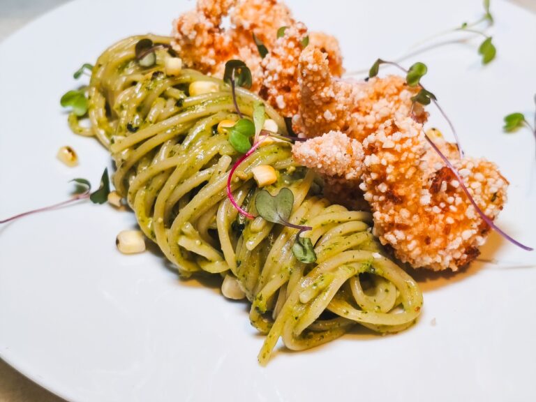 Spaghetti ao Pesto de Coentro com Caramões - Credito_Hey Comunica 03