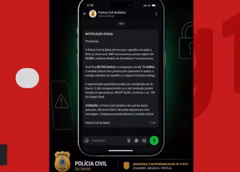 Polícia Civil envia mensagens a pessoas com celulares roubados ou furtados na Bahia