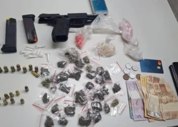 Federação: Polícia Militar prende suspeito com arma e drogas