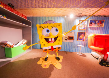 Mostra imersiva de Bob Esponja é prorrogada no Salvador Shopping