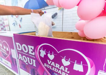 Campanha Varal Solidário arrecada doações de roupas até a próxima segunda-feira