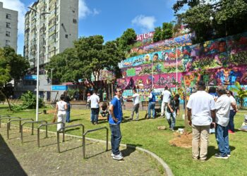 Prefeitura realiza plantio de mudas na revitalização urbana da região da Barroquinha
