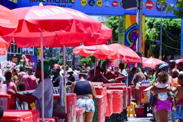 Ambulantes no carnaval