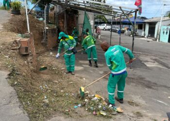 Operação Bairro no Grau chega a Nova Brasília de Itapuã com mutirão de limpeza até sábado (17)