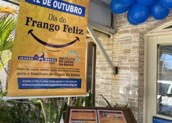 Dia das Crianças solidário: Ação destina valor fixo por frango vendido ao Instituto de Cegos da Bahia neste 12 de outubro