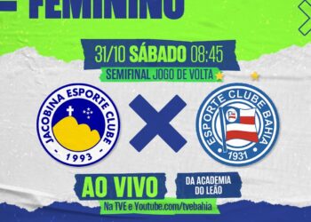 Jacobina e Bahia pela semifinal do Baiano Feminino na TVE