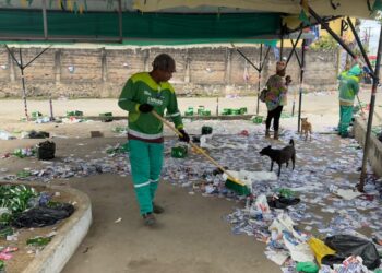 Operação de limpeza após as eleições em Salvador segue até a próxima sexta-feira (9)